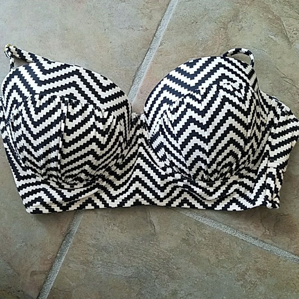 Swimsuit top.